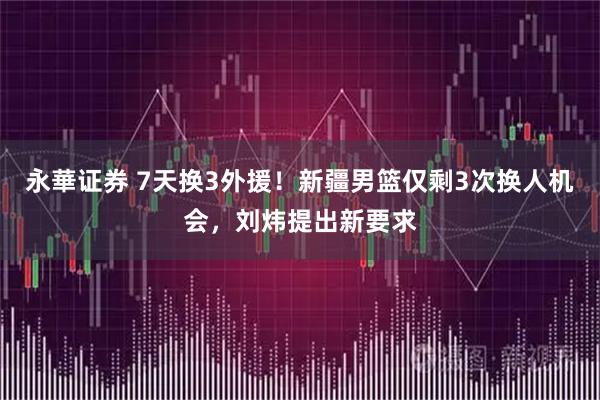 永華证券 7天换3外援！新疆男篮仅剩3次换人机会，刘炜提出新要求